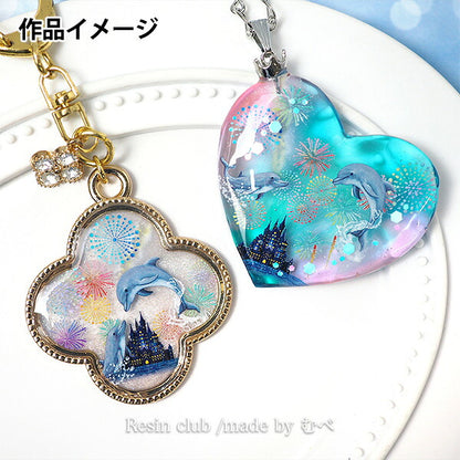 resin material "Scenery Resin Dolphin and Fireworks RC-JOK-005” Resin Club