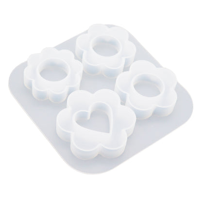 Moule de résine "Silicon Moule Fleur Shaker A4960-B"