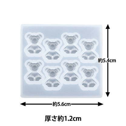Moho de resina "oso de moho de silicio MU-01-24-1b"
