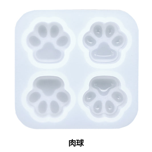 Molde de resina "Pata de pata de moho de silicio MU-01-24-1D"