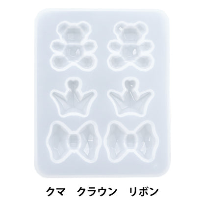 Molde de resina "Corona de oso de moho de silicio" Cinta MU-01-24-1E"