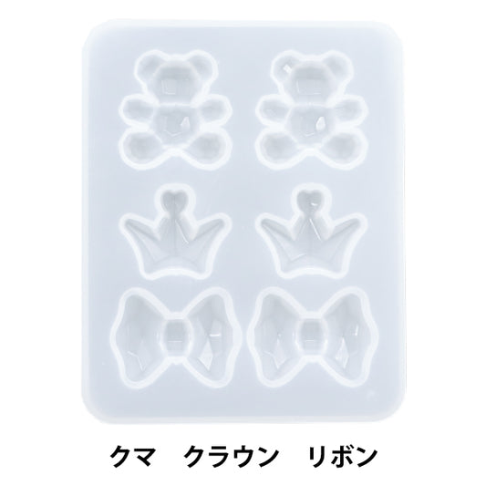 Molde de resina "Corona de oso de moho de silicio" Cinta MU-01-24-1E"