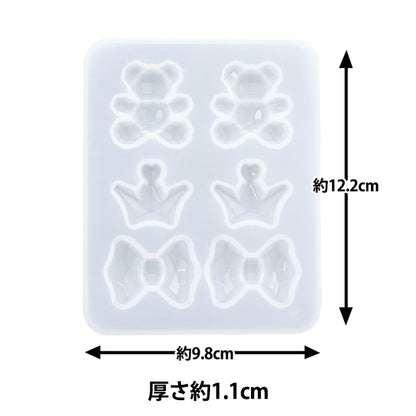 Molde de resina "Corona de oso de moho de silicio" Cinta MU-01-24-1E"