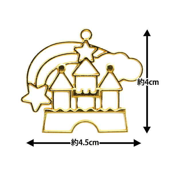 Resin parts "Resin frame Castle Gold MU-01-24-2A"