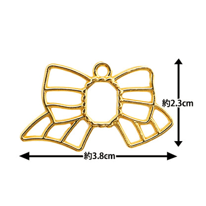 Resin parts "Resin frame Ribbon A Gold MU-01-24-2C"