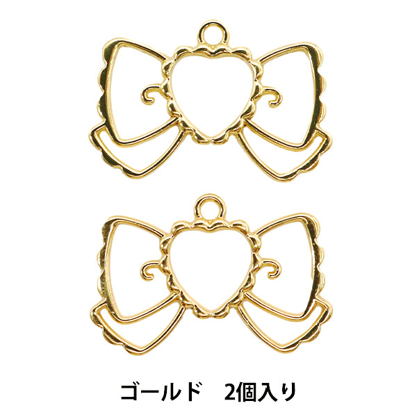 Resin parts "Resin frame Ribbon B Gold MU-01-24-2E"