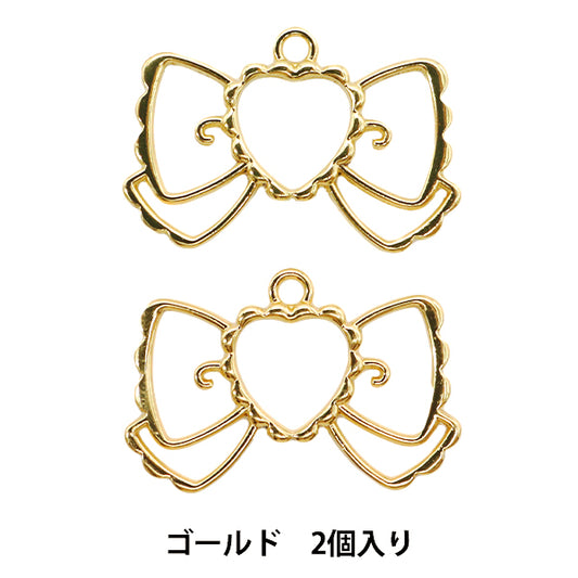 Resin parts "Resin frame Ribbon B Gold MU-01-24-2E"