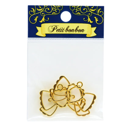 Resin parts "Resin frame Ribbon B Gold MU-01-24-2E"