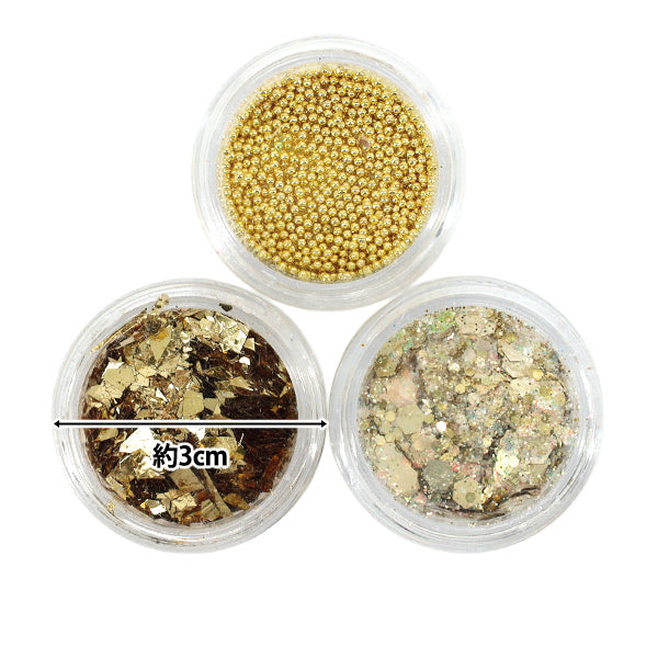 レジン材料 『Resin Lab(レジンラボ) メタリックセット ゴールド RLP-06』 KIYOHARA 清原