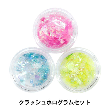 レジン材料 『Resin Lab(レジンラボ) クラッシュホログラムセット RLP-13』 KIYOHARA 清原