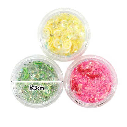 レジン材料 『Resin Lab(レジンラボ) クラッシュホログラムセット フルーツ RLP-14』 KIYOHARA 清原