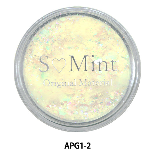 レジン材料 『アクリルパウダー グリッター シリーズ1 2番色 APG1-2』 Smint エスミント