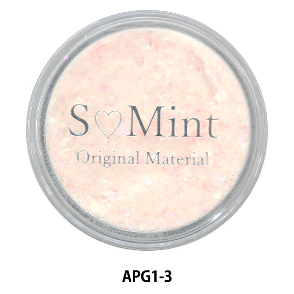 Harzmaterial "Acrylpulver-Glitter-Serie 1 Farbe 3 APG1-3" Smint