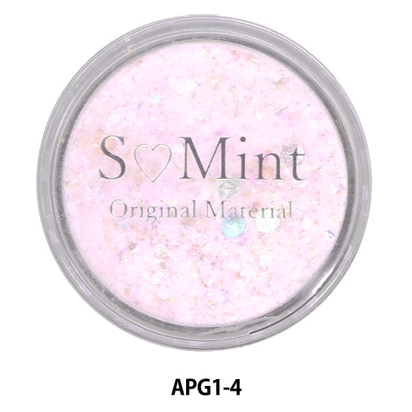 Harzmaterial "Acrylpulver Glitter Serie 1 Farbe 4 APG1-4" Smint