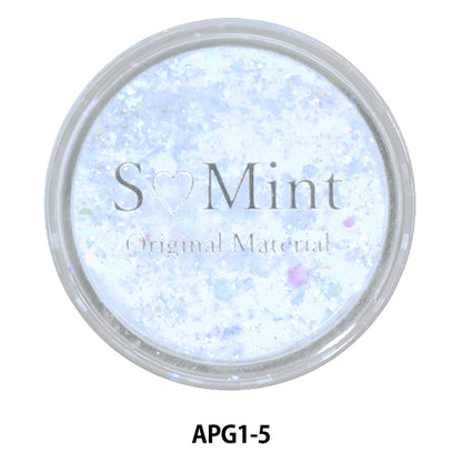 Harzmaterial "Acrylpulver-Glitter-Serie 1 Farbe Nr. 5 APG1-5" Smint