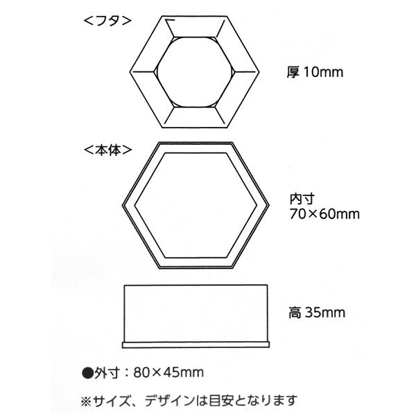 Moule de résine "accessoires de moule de silicium hexagone 10-4830"