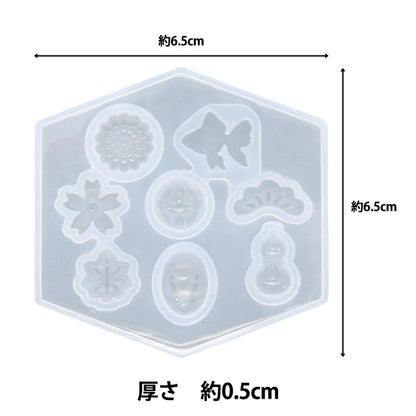 Moule de résine "Moule de silicium mini style japonais 10-2373"