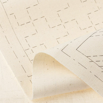 Embroidery kit "Sashiko Cross Ivory 98910 that allows you to make 4 coasters" LECIEN Lecien cosmo