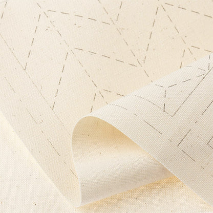 Embroidery kit "Sashiko Cross Ivory 98912 that allows you to make 4 coasters" LECIEN Lecien cosmo