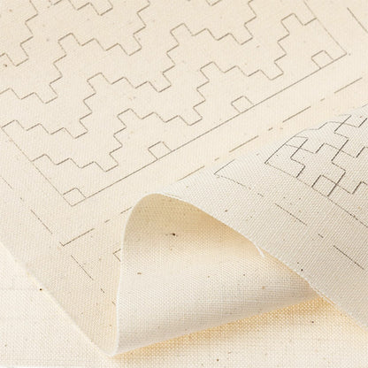 Embroidery Kit "Cross Ivory that can make 4 coasters at first sight" 98914" LECIEN Lecien cosmo