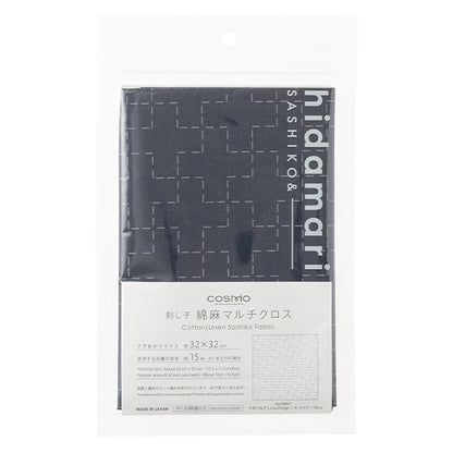 Embroidery kit "Sashiko Cotton linen multi-cloth cross clasp navy 98907" LECIEN Lecien cosmo