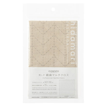Embroidery kit "Sashiko Cotton linen multi-cloth Sugiya Kinari 98908" LECIEN Lecien cosmo