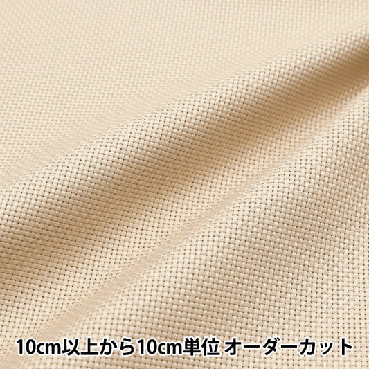[From quantity 1] Embroidery Fabric "Java Cross 55 Natural Beige Width about 91cm 3925-9" Lecien Lecien COSMO Cosmo