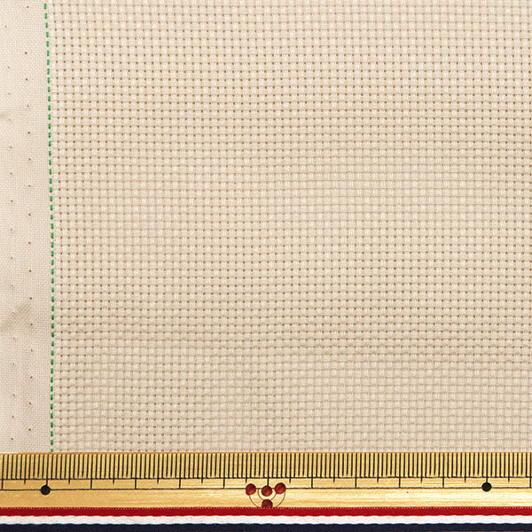 [الكمية من 1] أقمشة التطريز "Java Cross 55 عرض بيج طبيعي حوالي 91 سم 3925-9" ليسين Lecien كوزمو كوزمو