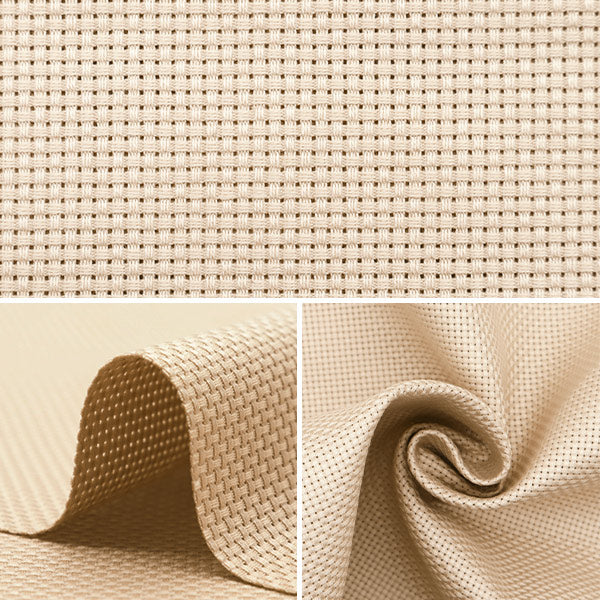 [الكمية من 1] أقمشة التطريز "Java Cross 55 عرض بيج طبيعي حوالي 91 سم 3925-9" ليسين Lecien كوزمو كوزمو