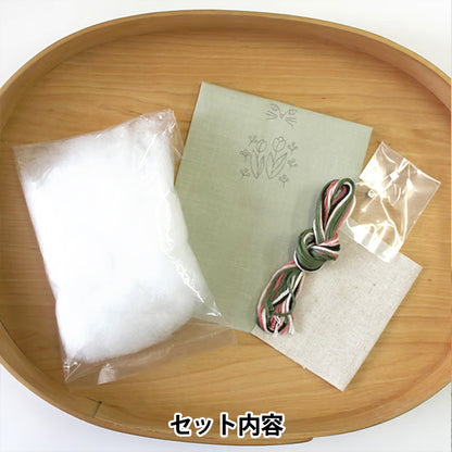 刺しゅうキット 『nekogao 刺繍ブローチ チューリップ PHC-130-2』 Piece ピース