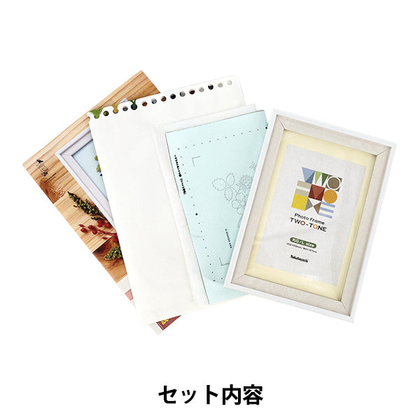 刺しゅうキット 『ツバメと野苺の額装 近藤朱』 Piece ピース