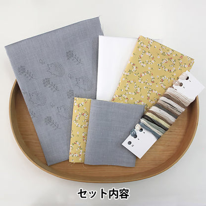 刺しゅうキット 『はりねずみさんとナノハナのバッグ Chicchi PHC-131-2』Piece ピース