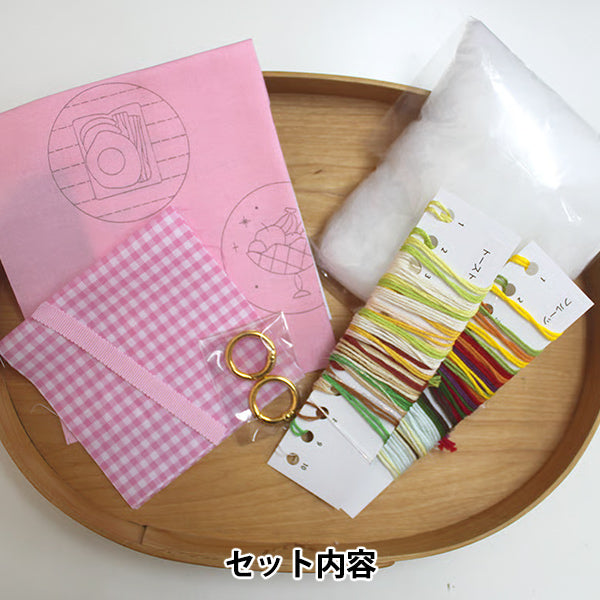 자수키트 "SUZURANDOU의 맛있을 것 같은자수키트 안녕 아침 밥자수매력 PHC-134-1 'Piece 조각