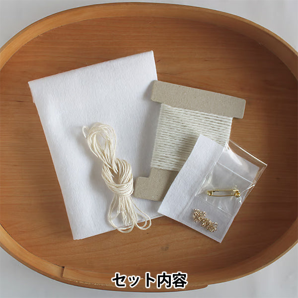 자수키트 『kiitos works 구름 브로치 안개비(rainshwers) PHC-132-1』 Piece 피스