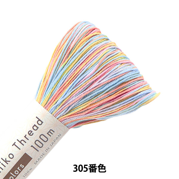 Embroidery thread "SashikoThread Sashiko Thread 100m 6colors Color 305 Olympus