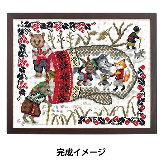 Embroidery Kit "Nostalgic Story Tebukuro 7597" Olympus