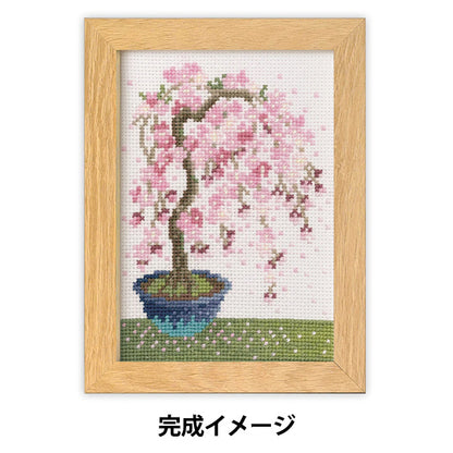 набор для вышивания "12 месяцев BONSAI March Плакучая вишня 7614" Olympus