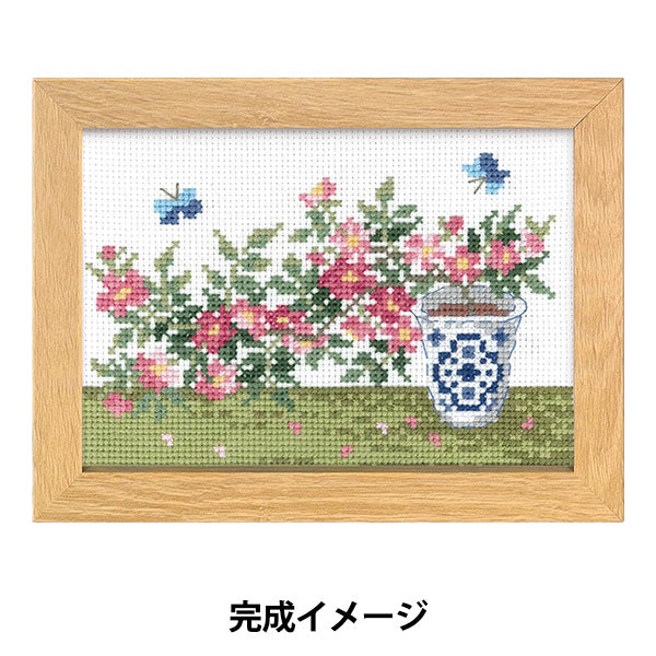 刺しゅうキット 『12ヶ月のBONSAI 5月 野薔薇 7616』 Olympus オリムパス