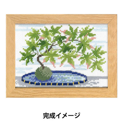 刺しゅうキット 『12ヶ月のBONSAI 8月 山紅葉 7619』 Olympus オリムパス