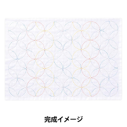 Stickset "SashikoKit Tischset Cloisonne Tsunagi SK-497“ Olympus
