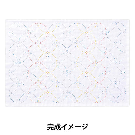 embroidery kit "SashikoKit Placemat Cloisonne Tsunagi SK-497” Olympus