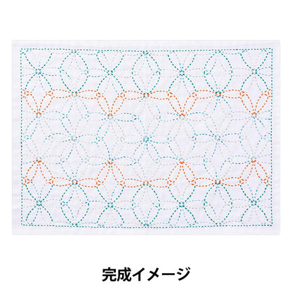 Stickset "SashikoKit Tischset Blumen-Sashimi SK-499“ Olympus