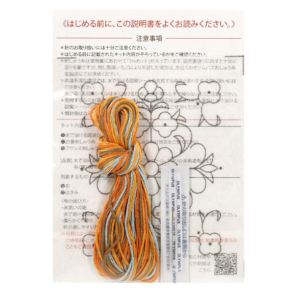 kit de broderie "Kit de broderie pour débutant Ornement floral original Z-62''