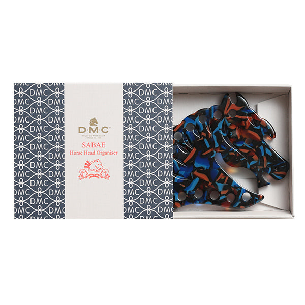 Fournitures de broderie "Orangeiseur Sabae Orange X Blue Saba07or / BU" DMC Dilementea