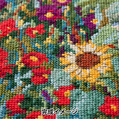 자수키트 "크로스 스티치 키트 Klimt 해바라기와 농장 정원 BK1812" DMC DMC