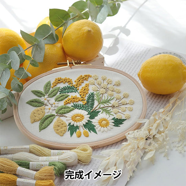 刺しゅうキット 『樋口愉美子 フラワーブーケコレクション 黄色 JPT92