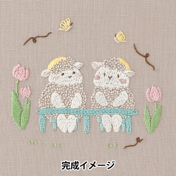 Комплект вышивки "Чикчи овцы входят в новый семестр jpt103" DMC DMC