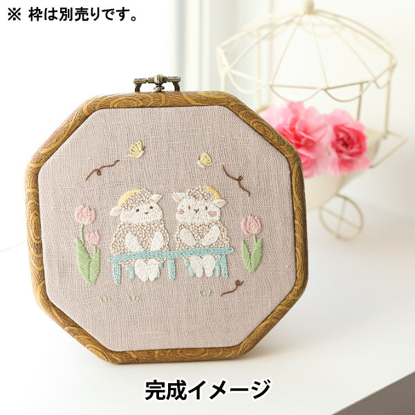 Комплект вышивки "Чикчи овцы входят в новый семестр jpt103" DMC DMC