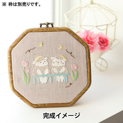 Комплект вышивки "Чикчи овцы входят в новый семестр jpt103" DMC DMC