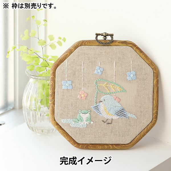 Embroidery kit "Chicchi Bluebitaki and Frog JPT105" DMC DMC